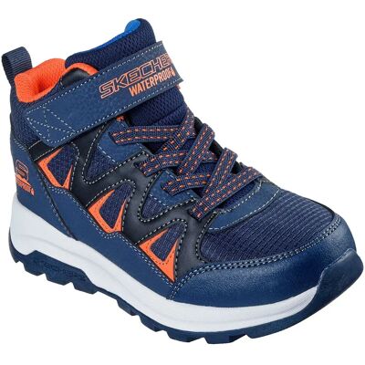 Skechers Baskets Storm Blazer Navy & Orange Synthetic / Navy Textile / Black Trim EU 28 Garçon,Fille - Publicité Skechers Baskets Storm Blazer Navy & Orange Synthetic / Navy Textile / Black Trim EU 28 Garçon,Fille - Publicité