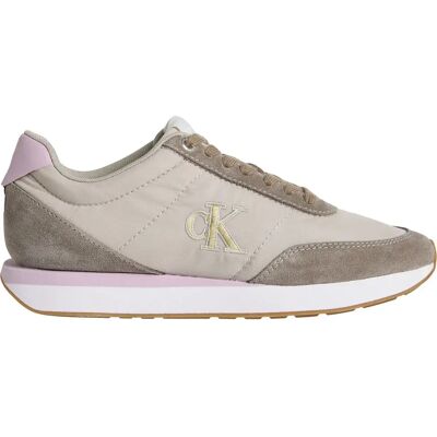 Calvin Klein Baskets Retro Runner Chateau / Taupe / Fragrant Lilac EU 40 Femme - Publicité Calvin Klein Baskets Retro Runner Chateau / Taupe / Fragrant Lilac EU 40 Femme - Publicité