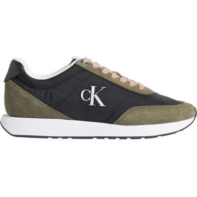 Calvin Klein Baskets Retro Runner Black / Capers EU 36 Femme - Publicité Calvin Klein Baskets Retro Runner Black / Capers EU 36 Femme - Publicité