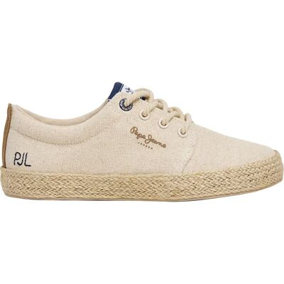 Pepe Jeans Baskets Brady Day Beige EU 35 Garçon - Publicité Pepe Jeans Baskets Brady Day Beige EU 35 Garçon - Publicité