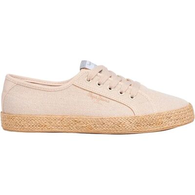 Pepe Jeans Baskets Brady Jute Limewash Beige EU 38 Femme - Publicité Pepe Jeans Baskets Brady Jute Limewash Beige EU 38 Femme - Publicité