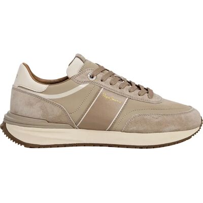Pepe Jeans Baskets Buster Serie Stowe Beige EU 41 Homme - Publicité Pepe Jeans Baskets Buster Serie Stowe Beige EU 41 Homme - Publicité