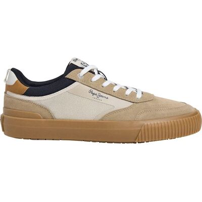Pepe Jeans Baskets Nolan Street Sandy Beige EU 44 Homme - Publicité Pepe Jeans Baskets Nolan Street Sandy Beige EU 44 Homme - Publicité