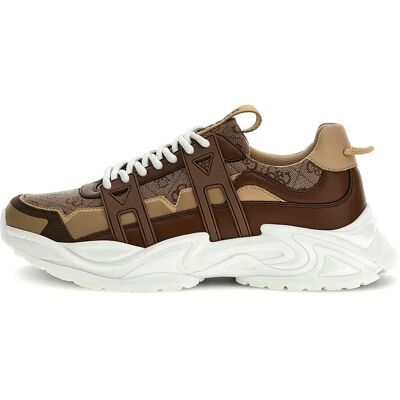 Guess Baskets Bellu Beige Brown EU 45 Homme - Publicité Guess Baskets Bellu Beige Brown EU 45 Homme - Publicité
