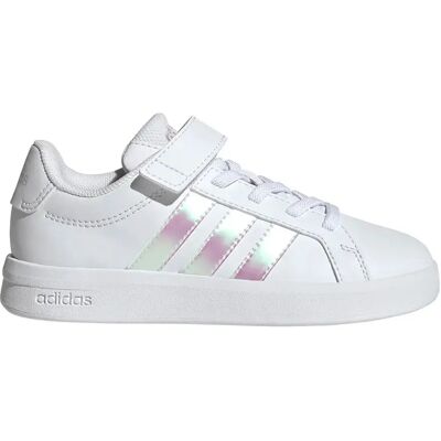 Adidas Baskets Grand Court 3.0 El C Ftwr White / Iridescent / Ftwr White EU 29 Garçon,Fille - Publicité Adidas Baskets Grand Court 3.0 El C Ftwr White / Iridescent / Ftwr White EU 29 Garçon,Fille - Publicité