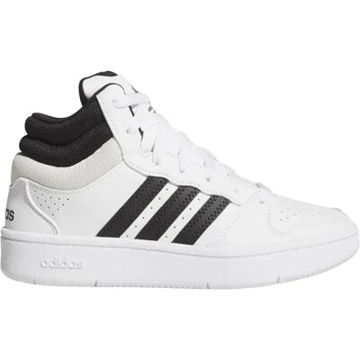 Adidas Baskets Junior Hoops Mid Classic Ftwr White / Core Black / Orbit Grey EU 36 2/3 - Publicité Adidas Baskets Junior Hoops Mid Classic Ftwr White / Core Black / Orbit Grey EU 36 2/3 - Publicité