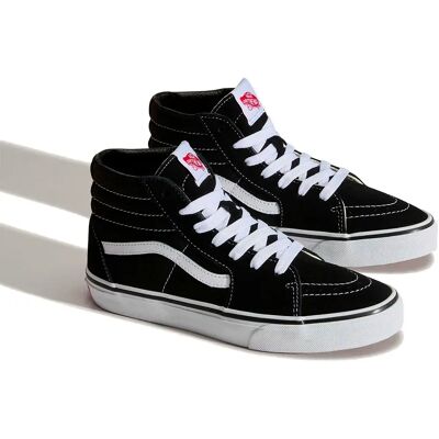Vans Baskets Junior Sk8-hi Black / Black / White EU 36 Garçon,Fille - Publicité Vans Baskets Junior Sk8-hi Black / Black / White EU 36 Garçon,Fille - Publicité