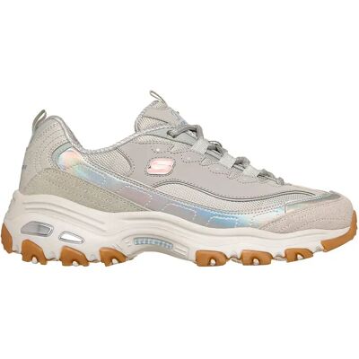 Skechers Baskets D Lites Dazzling Shine Gray Pu / Mesh / Iridescent Accent / Pink Trim EU 40 Femme - Publicité Skechers Baskets D Lites Dazzling Shine Gray Pu / Mesh / Iridescent Accent / Pink Trim EU 40 Femme - Publicité