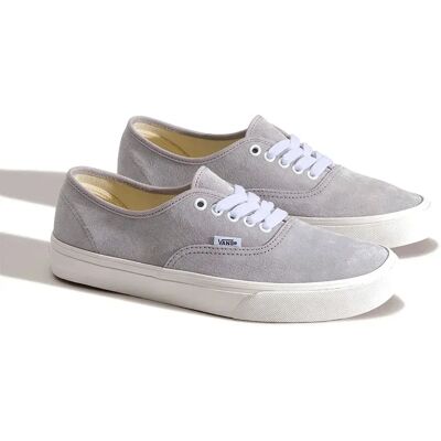 Vans Baskets Authentic Pig Suede Light Gray EU 44 Homme,Femme - Publicité Vans Baskets Authentic Pig Suede Light Gray EU 44 Homme,Femme - Publicité