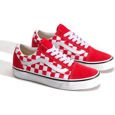 Vans Baskets Old Skool Color Theory Checkerboard Racing Red EU 38 1/2 Garçon,Fille - Publicité Vans Baskets Old Skool Color Theory Checkerboard Racing Red EU 38 1/2 Garçon,Fille - Publicité