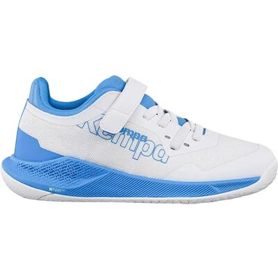Kempa Baskets Kourtfly White / Kempablue EU 30 Garçon,Fille - Publicité Kempa Baskets Kourtfly White / Kempablue EU 30 Garçon,Fille - Publicité