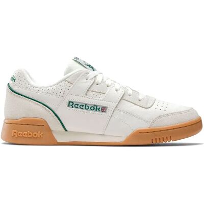 Reebok Baskets Workout Plus Chalk / Dark Green / Vintage Chalk EU 46 Homme,Femme - Publicité Reebok Baskets Workout Plus Chalk / Dark Green / Vintage Chalk EU 46 Homme,Femme - Publicité