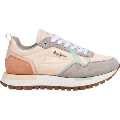 Pepe Jeans Baskets Ari Fresh Light Peach Beige EU 38 Femme - Publicité Pepe Jeans Baskets Ari Fresh Light Peach Beige EU 38 Femme - Publicité