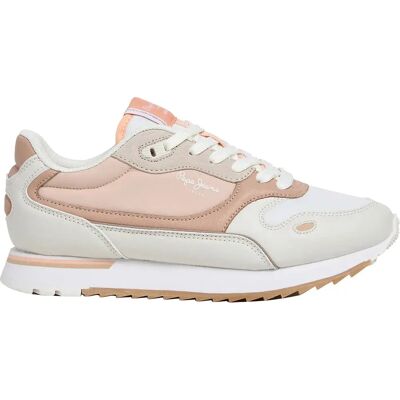 Pepe Jeans Baskets Bexley Road White EU 36 Femme - Publicité Pepe Jeans Baskets Bexley Road White EU 36 Femme - Publicité