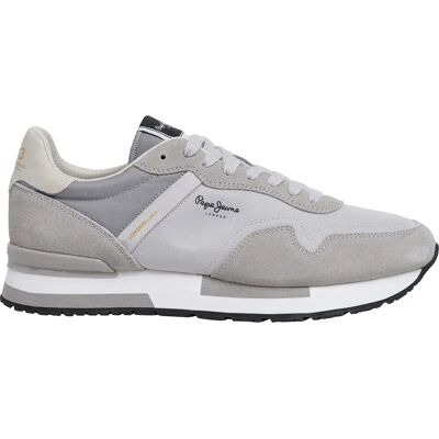 Pepe Jeans Baskets Hailon Basic Middle Grey EU 46 Homme - Publicité Pepe Jeans Baskets Hailon Basic Middle Grey EU 46 Homme - Publicité