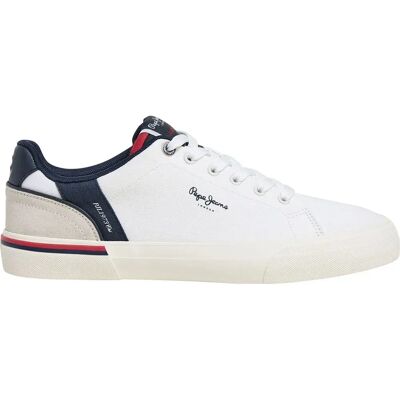 Pepe Jeans Baskets Kenton State White EU 42 Homme - Publicité Pepe Jeans Baskets Kenton State White EU 42 Homme - Publicité