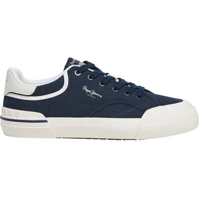 Pepe Jeans Baskets Nolan Basic Steel Blue EU 44 Homme - Publicité Pepe Jeans Baskets Nolan Basic Steel Blue EU 44 Homme - Publicité