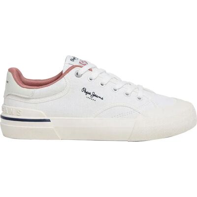 Pepe Jeans Baskets Taylor Basic White EU 38 Femme - Publicité Pepe Jeans Baskets Taylor Basic White EU 38 Femme - Publicité