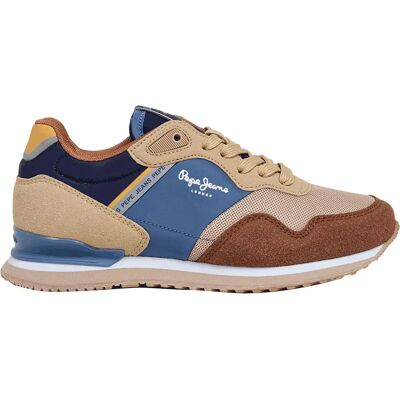 Pepe Jeans Baskets London Sight Tobacco Brown EU 34 Garçon - Publicité Pepe Jeans Baskets London Sight Tobacco Brown EU 34 Garçon - Publicité