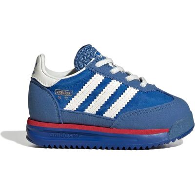 Adidas Originals Baskets Pour Bébé Sl 72 Rs Elastic Laces Blue / Core White / Better Scarlet EU 19 Garçon,Fille - Publicité Adidas Originals Baskets Pour Bébé Sl 72 Rs Elastic Laces Blue / Core White / Better Scarlet EU 19 Garçon,Fille - Publicité