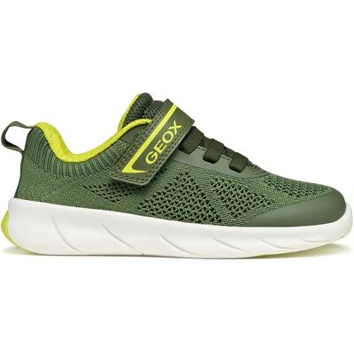 Geox Baskets Foot-run Military / Lime EU 29 Garçon - Publicité Geox Baskets Foot-run Military / Lime EU 29 Garçon - Publicité