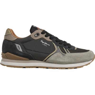 Pepe Jeans Baskets Brit City Grey EU 42 - Publicité Pepe Jeans Baskets Brit City Grey EU 42 - Publicité