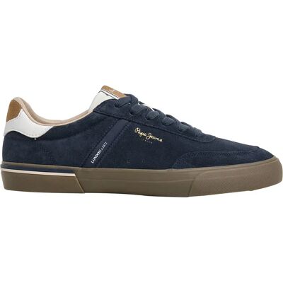 Pepe Jeans Baskets Kenton Suede Deep Sea Blue EU 40 - Publicité Pepe Jeans Baskets Kenton Suede Deep Sea Blue EU 40 - Publicité