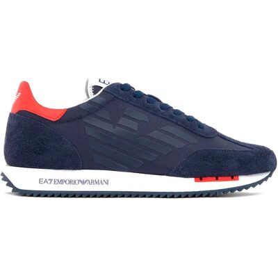 Giorgio Armani Ea7 Emporio Armani Baskets Black & White Vintage Mix Navy / White / Red EU 46 2/3 - Publicité Giorgio Armani Ea7 Emporio Armani Baskets Black & White Vintage Mix Navy / White / Red EU 46 2/3 - Publicité