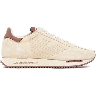 Giorgio Armani Ea7 Emporio Armani Baskets Black & White Vintage Mix Full Beige / Deep Taupe EU 41 1/3 - Publicité Giorgio Armani Ea7 Emporio Armani Baskets Black & White Vintage Mix Full Beige / Deep Taupe EU 41 1/3 - Publicité