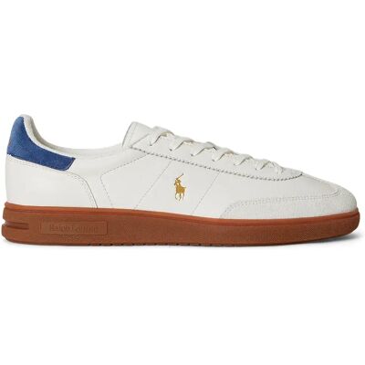 Ralph Lauren Ftw Baskets Bedford Leather-suede Deckwash White / Light Navy EU 45 Homme - Publicité Ralph Lauren Ftw Baskets Bedford Leather-suede Deckwash White / Light Navy EU 45 Homme - Publicité