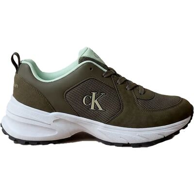 Calvin Klein Baskets Hike Runner Mesh Olive Night / White Green EU 43 Homme - Publicité Calvin Klein Baskets Hike Runner Mesh Olive Night / White Green EU 43 Homme - Publicité
