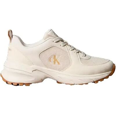 Calvin Klein Baskets Hike Runner Laceup Marshmallow/Gold EU 37 - Publicité Calvin Klein Baskets Hike Runner Laceup Marshmallow/Gold EU 37 - Publicité