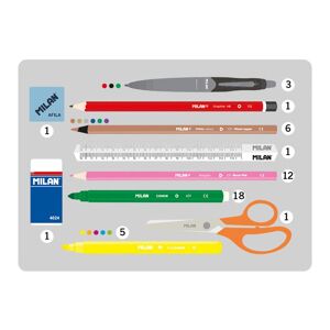 Milan Filled Triple Decker Pencil Case Swims 2 Special Series