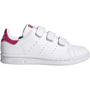 Adidas Originals Baskets Stan Smith Cf Ftwr White / Ftwr White / Bold Pink EU 35 Garçon,Fille