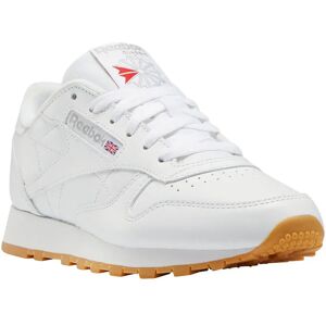 Reebok Classics Baskets Leather Ftwr White / Pure Grey / Reebok Rubber Gum-02 EU 38 1/2 Femme