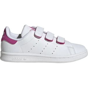 Adidas Originals Baskets Stan Smith Cf Ftwr White / Ftwr White / Semi Lucid Fuchsia EU 33 Garçon,Fille