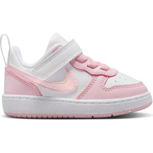 Nike Baskets Court Borough Low Recraft Btv White / Pink Foam EU 19 1/2 Garçon,Fille
