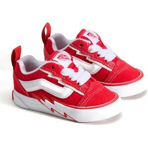 Vans Baskets Knu Skool Elastic Lace Bolt Racing Red EU 22 Garçon,Fille