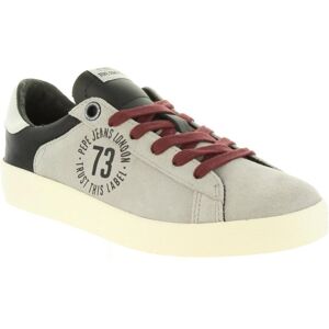 Pepe Jeans Portobello Suede Trainers Gris EU 34 Garcon Gris EU 34 male