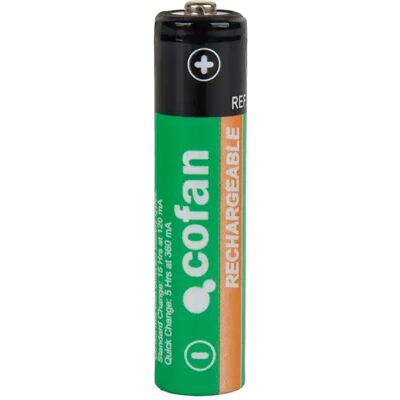Cofan Pile Rechargeable Aaa 900mah 10 Unités Green One Size unisex - Publicité Cofan Pile Rechargeable Aaa 900mah 10 Unités Green One Size unisex - Publicité