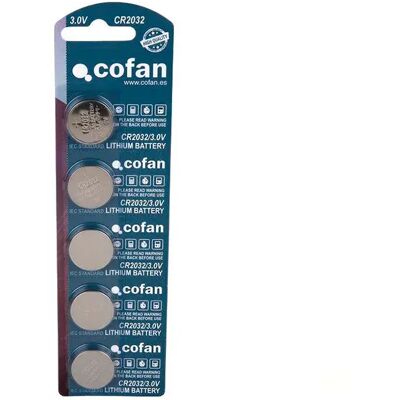 Cofan Pile Bouton Cr2032 3v 100 Unités Silver One Size unisex - Publicité Cofan Pile Bouton Cr2032 3v 100 Unités Silver One Size unisex - Publicité