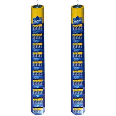 Varta Piles Alcalines Longlife Power Aa-lr06 120 Unités Multicolor 11 x 100 x 2 cm unisex - Publicité Varta Piles Alcalines Longlife Power Aa-lr06 120 Unités Multicolor 11 x 100 x 2 cm unisex - Publicité
