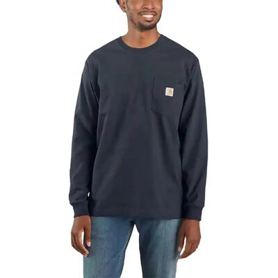 Carhartt T-shirt à Manches Longues K126 Pocket Loose Fit Navy XL Homme - Publicité Carhartt T-shirt à Manches Longues K126 Pocket Loose Fit Navy XL Homme - Publicité