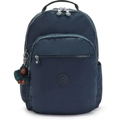 Kipling Sac à Dos Seoul Lap 27l True Blue Tonal One Size unisex - Publicité Kipling Sac à Dos Seoul Lap 27l True Blue Tonal One Size unisex - Publicité