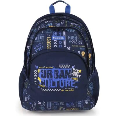 Gabol Sac à Dos Junior Skull 21l Blue One Size unisex - Publicité Gabol Sac à Dos Junior Skull 21l Blue One Size unisex - Publicité
