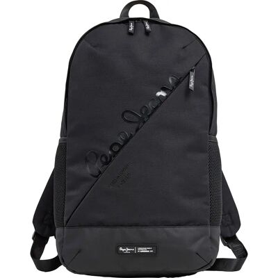 Pepe Jeans Sac à Dos Kurt Base Black One Size unisex - Publicité Pepe Jeans Sac à Dos Kurt Base Black One Size unisex - Publicité