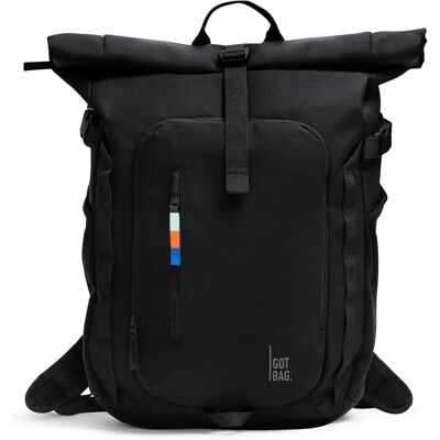 Got Bag Sac à Dos Rolltop Adventure Black One Size unisex - Publicité Got Bag Sac à Dos Rolltop Adventure Black One Size unisex - Publicité