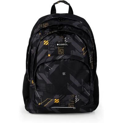 Gabol Sac à Dos Byte-triple Pocket Negro One Size unisex - Publicité Gabol Sac à Dos Byte-triple Pocket Negro One Size unisex - Publicité
