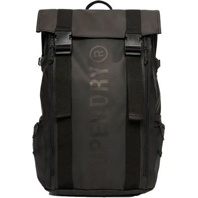 Superdry Sac à Dos Pour Femme Tarp Roll Top Rucksack Black / Black One Size unisex - Publicité Superdry Sac à Dos Pour Femme Tarp Roll Top Rucksack Black / Black One Size unisex - Publicité