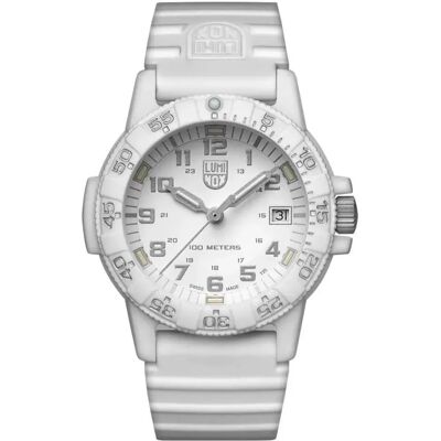 Luminox Montre Leatherback Sea Turtle 0307 White / Silver One Size - Publicité Luminox Montre Leatherback Sea Turtle 0307 White / Silver One Size - Publicité